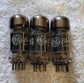 12ba4 Ge Lot Of 3 Vacuum Tubes