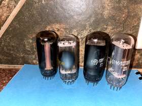 19cg3 Ge 4 Tubes - 3 And 1 Sylvania Tested