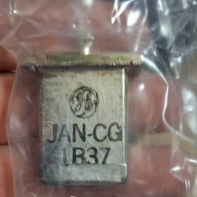 1b37 Ge Vacuum Tube Model Jan-cg Mpn Electronic Radio Made In Usa
