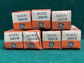 3ce5 Ge 3be5 3ce5/3be5 7 Tube Lot - Pin Miniature Pentode New Old Stock 15