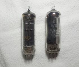 50c5-35w4 Ge Used Pair Tubes 35w4 And 50c5 B&k747 Tester