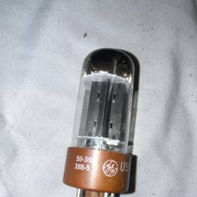 Ge 5y3wg Usn Vacuum Tube Brown Base Made In Usa Vintage Electron