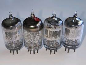 6al5-5726 Ge Matched Quad 4 6al5 5726 Vacuum Tubes Eico Tested Super Strong