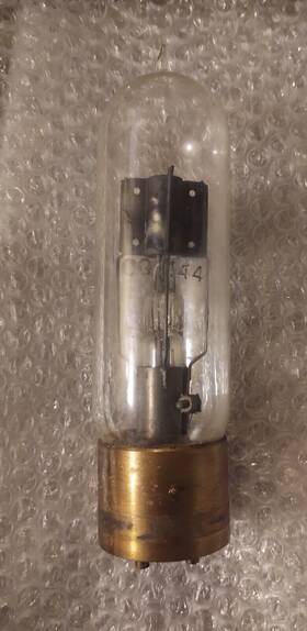 Cg-1144 Ge Rare Experimental 1918 General Electric Type U Tube 203a Vt-18 211