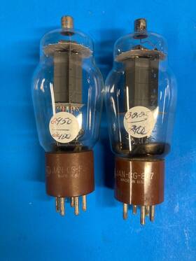 Cg-807 Ge 2- Jan 807 Vacuum Tube - Usa Tested Black Plate