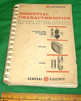 Etr-15k Ge 1963 Essential Characteristics General Electric Tube Data Complete