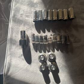 6ba6 Ge Ff93 10 Stereo Tubes 2 Labeled 6ba6/ff93 1 From And Covers Plus 4 Knobbs