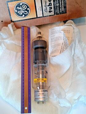 Ge5563-a Ge General Electric 5563a Vacuum Tube Never Used In Box Large 4 Pin