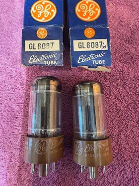 Gl6087 Ge 5y3gt 2 5y3 New Old Stock Fisher Scott Preamplifier Amplifier 6087 Tubes