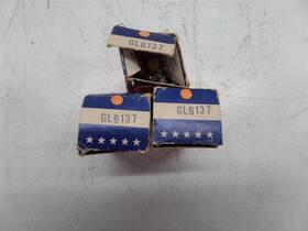 Gl6137 Ge Lot Of 3 General Electric Electron Tubes