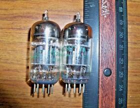 Jan-12at7wa Ge 2 Strong Matched Gray Plate Solid O Getter / 6201 Tubes