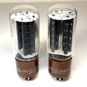 Ge Jan-cg-5r4gya 66-04 Ham Radio Vacuum Tube Set Of 2