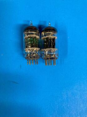 Jg-6072a Ge Pair Audio Vacuum Tube 12ay7 Military Grade Hickok Tested