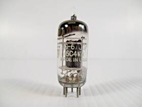 Jg-6100 Ge 6c4wa Vacuum Tube Triple Mica Gray Plate Tv-7 Tested Nos