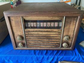 Lcp-510 Ge General Electric Vacuum Tube Vintage Record Player Radio Works Doesnt