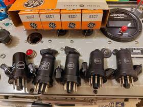 1xken-rad Ge Rca Ken-rad Five 5 Tv7d/u Retested Strong Rca/ge/ken-rad 6sc7 Tubes - 50s Fender Tweed 1xken-rad Ge Rca Ken-rad Five 5 Tv7d/u Retested Strong Rca/ge/ken-rad 6sc7 Tubes - 50s Fender Tweed