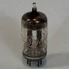 Ecc83 Ge T511 1964 General Electric 12ax7 Vintage Long Gray Plate Halo Getter