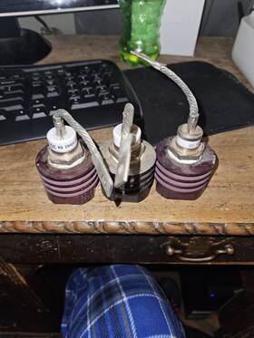Ks-19404 Ge/western Electric 3 Vintage Good Used Electric-ks 19404 L4 Heat Sinks