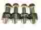 Ge12v6gt Ge 4x Black Plate Tubes New Old Stock Simular To 6v6
