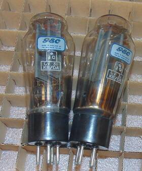 Cv31 Gec Fw4/800 U20 Mov Pair N.o.s. British Dual Rectifier Tubes D Getter 4v 274a / U52