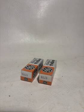 General 6b76 2 Vintage Electric Vacuum Tubes