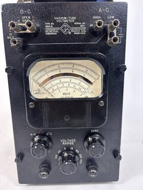 1800-b General Electric Vintage Radio Company Vacuum Tube Voltmeter. #4571