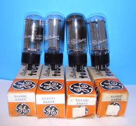 5u4gb-5as4a General Electric 5u4gb 5as4a Nos 4 Ge Radio Audio Amplifier Rectifier Vacuum Tubes Valves Tested