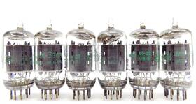 Jg-5963 General Electric 6 Nice Tested 1960s Military Spec. Vacuum Tubes