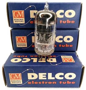 12j8 General Motors 12jb Mid Century Electron Tube With Box Set Of 4 Gm Delco Model Nos Nib 1950s