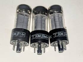 18a5 General Motors 3-vintage Tested Strong Gm Delco Vacuum Tubes Matched Date Code