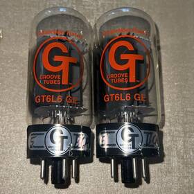 Gt-6l6ge-d Groove Tubes Pair Of Gold Series Gt-6l6ge