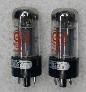 Gt-6v6-r Groove Tubes Pair Power Made In Russia Test Excellent No Reserve
