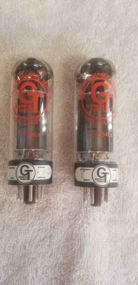 Gt-el34s Groove Tubes Matched Pair El34 Vacuum