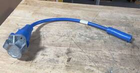 T-861a Grote 1-861a 7 Pin Trailer Connector Adapter Cable Blue 7-way Round Plug Socket