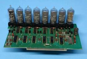B5449 Hp B5441 B5448 B5449- Rare Nixie Tube Project Board With Tubes From Frequency