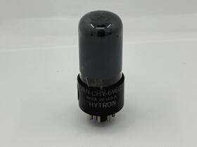 Jan-chy-6v6gt Hytron 1 Power Tube Smoked Gray Glass Rectangle Getters Tested