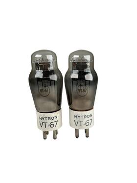 Vt-67 Hytron Nos Ceramic Base Special 30 Signal Corps Vacuum Tube