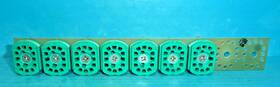 Zm1186 Iec Sk-136 7 Vintage Nixie Tubes Sockets Nl-809
