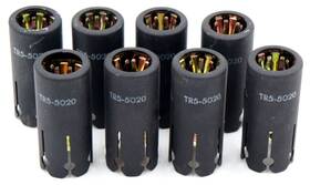 Tr5-5020 Ierc Lot Of 8 Vacuum Tube Shields Fit The Medium-sized Tubes Like 6aq5
