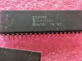 D8088 Intel 2pc Cpu Chip Ceramic 40 Pin Dip Processor