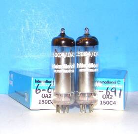 0a2-150c4 International Servicemaster No 0a2 150c4 Iec Radio Audio Gas Voltage Regulator Vacuum 2 Tubes Valves Germany