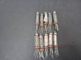 Dg-12b Iseden Dg12b Lot Of 10 Nixie Readout Indicator Tubes
