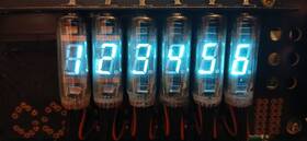 Dg12h1 Itron Vintage Digital Clock Nixie Tubes Vfd Ise Archerkit Original 2nd