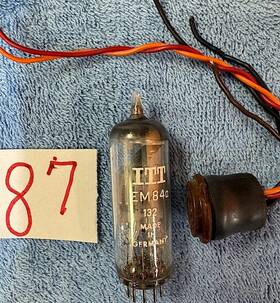 Em84q-132 Itt Em84q 132 Fisher Scott Pilot Receiver Amplifier Preamplifier Eye Tube Lot 87