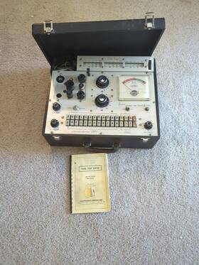 648-1 Jackson Tube Tester For Parts Or Repairs