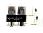 Jan-cg-6x5gt Ge Matched Codes Pair Rectfier Tubes Side Tter Test Nos