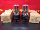 Jan-chs-12sl7gt-vt-289 Sylvania Nos Matched Pair Vacuum Tubes Black Plate