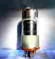 Jan-chs-6sj7wgt Sylvania Vacuum Tube Used Tested Black Plate Chrome Dome