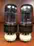 Jan-chs-6sn7gt Sylvania 2 Audio Radio Vacuum Tubes