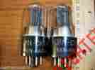 Jan-ckr-6sn7gt Ken-rad 2 Strong Matched Black Plate D Getter Vt-231 Tubes